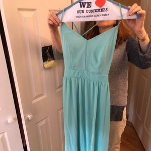 Elegant, mint green Lulus gown